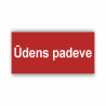 Zīme "Ūdens padeve"